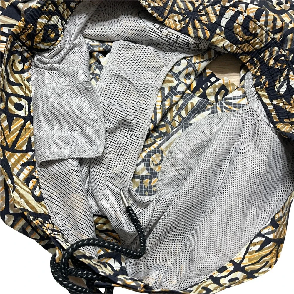 Tommy Bahama Mens XL Relax Tropical  Swim Trunks Pockets Lined Geometric 40
